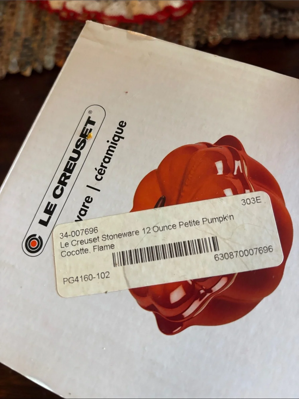 Le Creuset 2 Pumpkin Mini Cocotte in Flame Orange